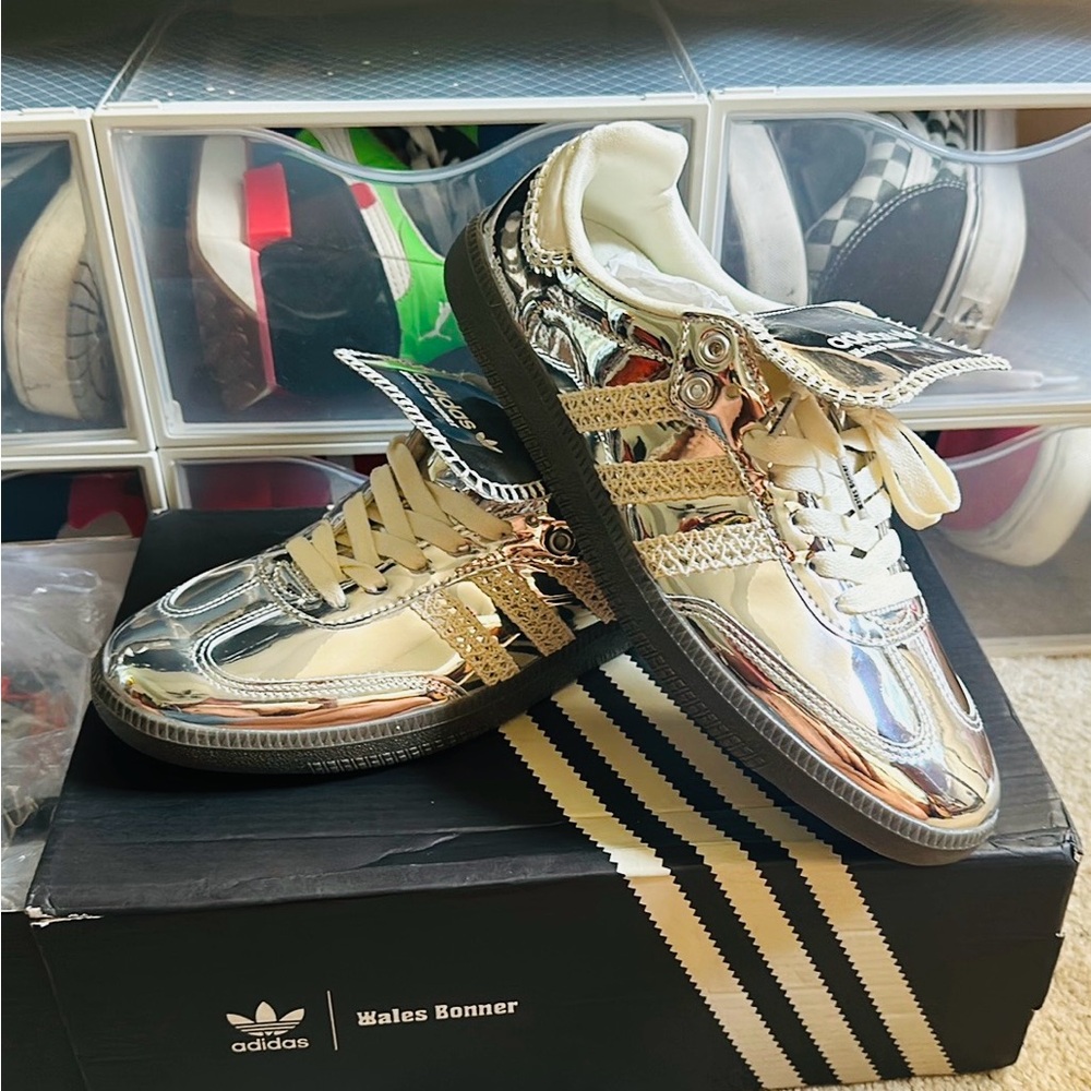 EXCLUSIVE adidas Samba Wales Bonner Silver NIB